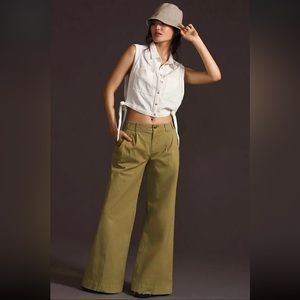 Anthropologie wide leg pants- NWOT